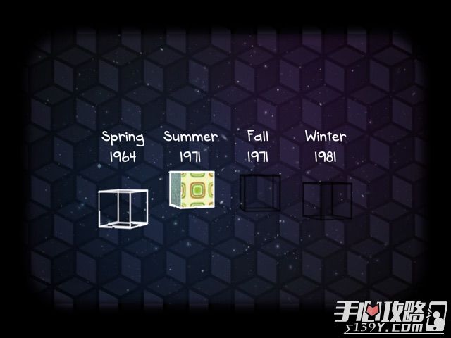 Cube Escape: Seasons攻略 第2关 Summer