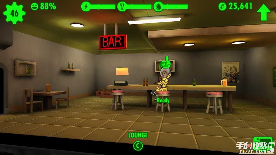Fallout Shelter辐射避难所Lounge使用方法