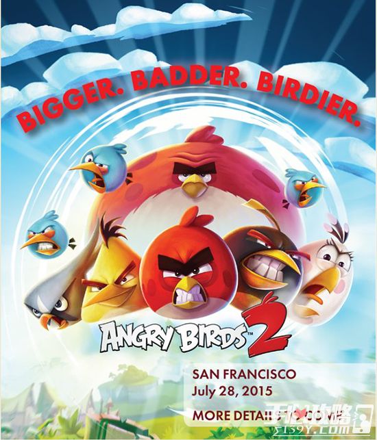 Rovio宣布《愤怒的小鸟 2》7月底上架