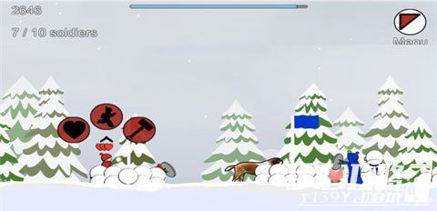 策略游戏《远处的雪要塞》熊孩子的雪地之战2