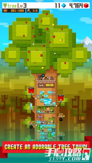 像素树小镇建设森林屋 Pixel Tree猴子当选镇长2