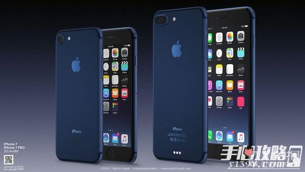 IPhone 7深蓝渲染图：新配色颜值提升1