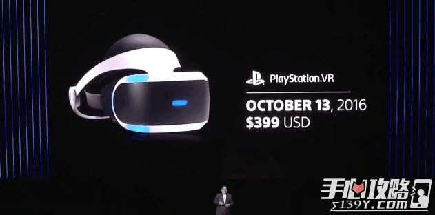 PSVR定于10月13日发售 售价399美元1