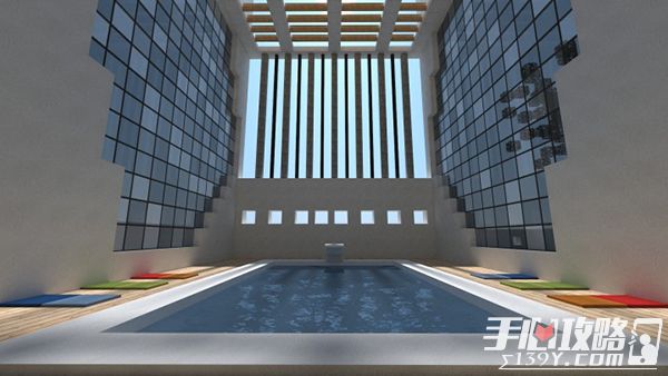 《我的世界》新概念打造的现代公寓 竟然还带泳池7
