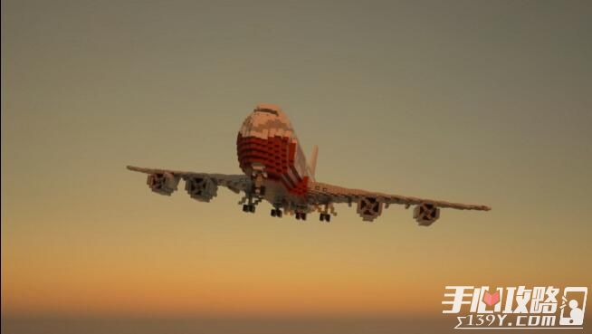 《我的世界》1：1还原出波音747-8洲际客机4