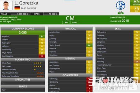 FIFA2016格雷茨卡的最佳性能剖析1