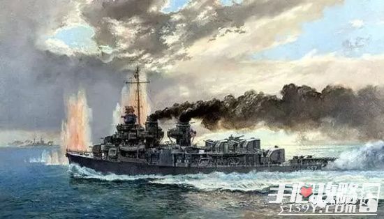 《战舰少女R》玩游戏学历史 萨马岛海战中的塔菲三号1