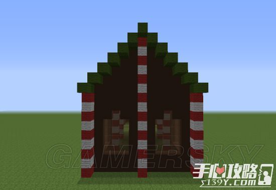 《我的世界》圣诞小屋建造图文教程 12
