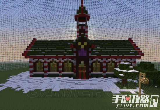 《我的世界》圣诞小屋建造图文教程 1