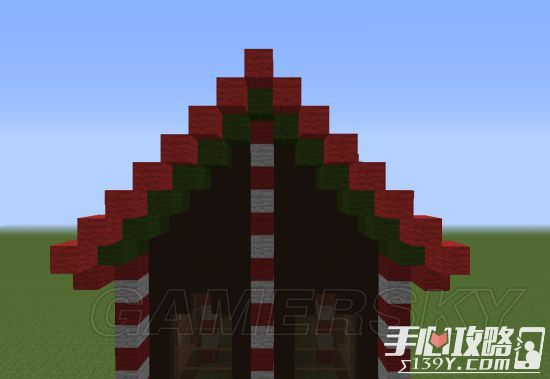 《我的世界》圣诞小屋建造图文教程 18