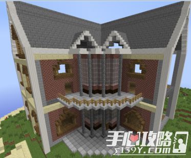 《我的世界》大型别墅建造图文教程 14