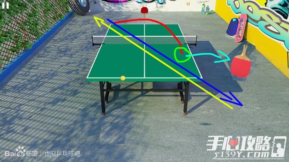 虚拟乒乓球防守高手玩法技巧1