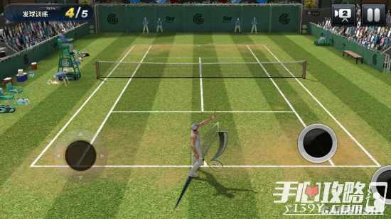 网球大师打出发球失误攻略技巧3