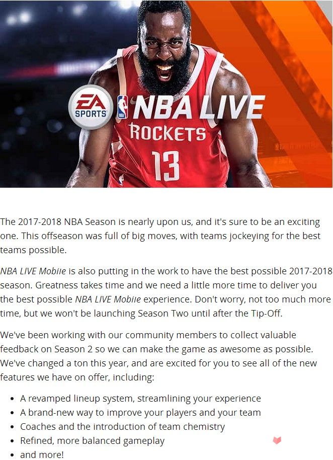 《NBA LIVE》美服新版本即将来袭，国服还会远吗？1
