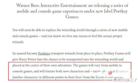 哈利·波特：巫师联合AR手游公布 华纳将推出一系列游戏1