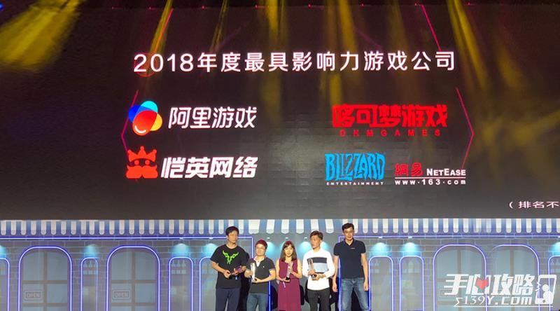 今日头条年度游戏盛典，恺英网络获2018年度最具影响力游戏公司2