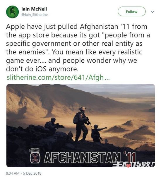 苹果商城下架一款策略游戏 因其涉及塔利班组织2