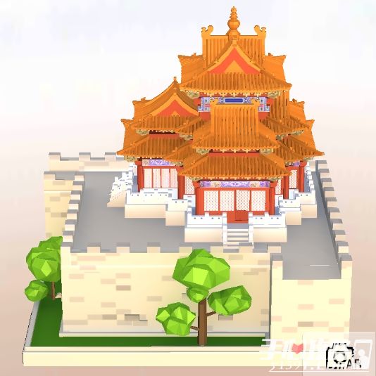 我爱拼模型中国北京故宫角楼搭建攻略2