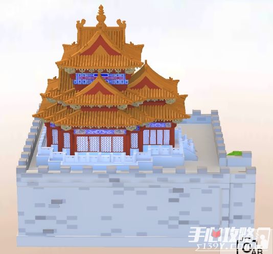 我爱拼模型中国北京故宫角楼搭建攻略3