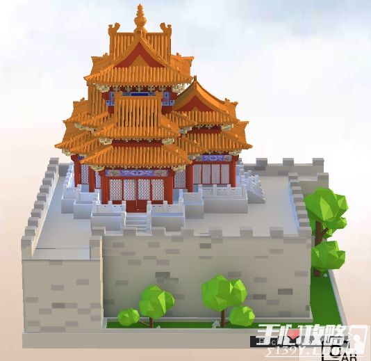 我爱拼模型中国北京故宫角楼搭建攻略1