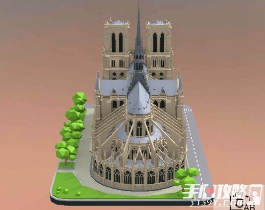 我爱拼模型法国巴黎圣母院搭建攻略1