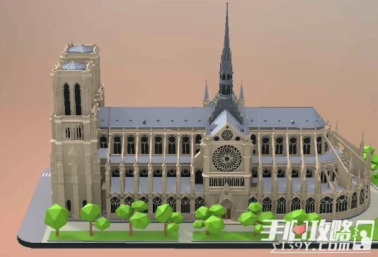 我爱拼模型法国巴黎圣母院搭建攻略4