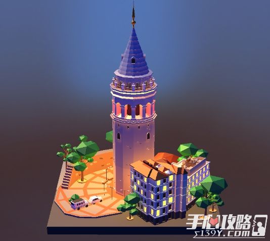 我爱拼模型土耳其加拉塔石塔搭建攻略2