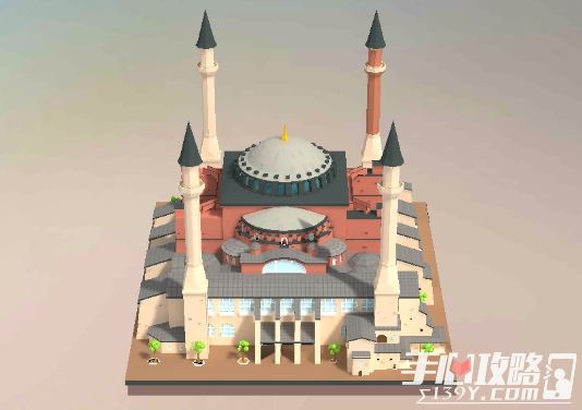 我爱拼模型土耳其圣索菲亚大教堂搭建攻略2