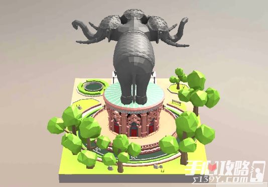 我爱拼模型泰国三象神博物馆搭建攻略3