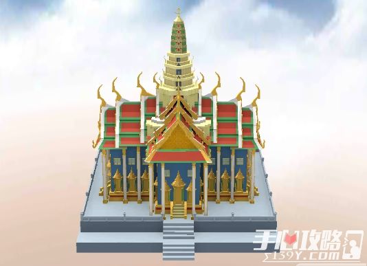 我爱拼模型泰国碧隆天神殿搭建攻略1
