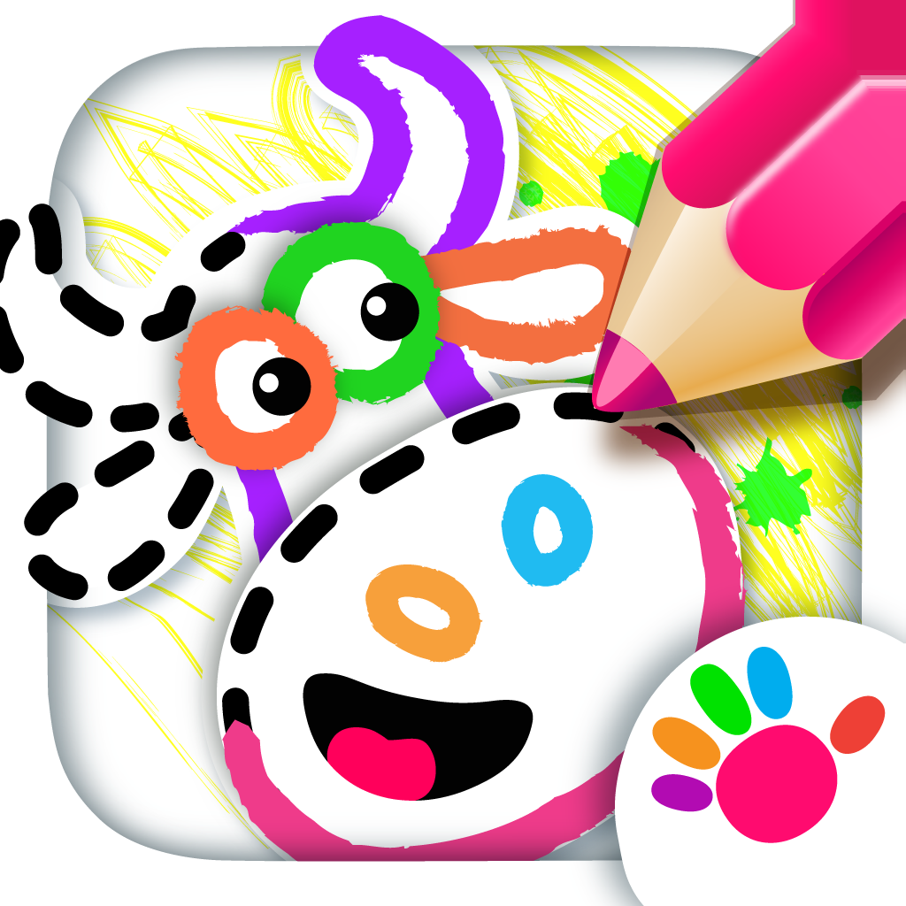 动物游戏画画学习涂色画图软件