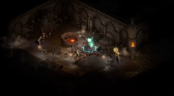 《暗黑破坏神2重制版》与原版画面效果对比