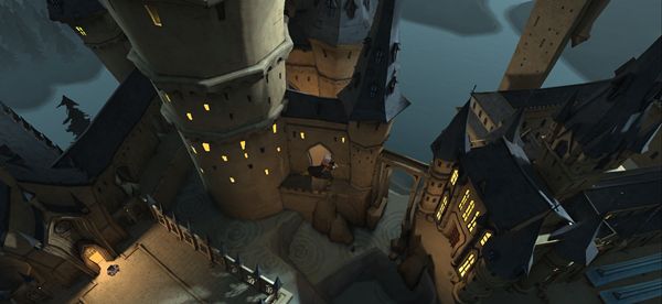 《哈利波特魔法觉醒》礼堂前的广场海格的位置介绍