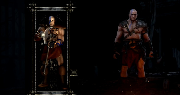 《暗黑破坏神2重制版》新版和原版画面模型对比
