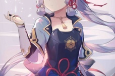 《原神》神里绫华游戏人物宣传图