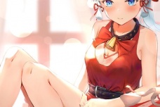 《原神》神里绫华游戏人物宣传图