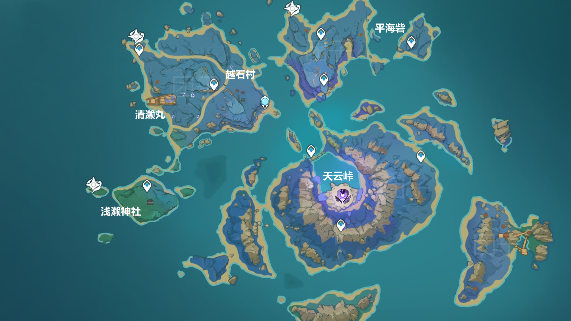 原神2.1新地图：海祇岛清籁岛