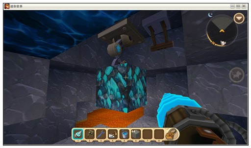 《迷你世界》蓝钻矿石位置介绍