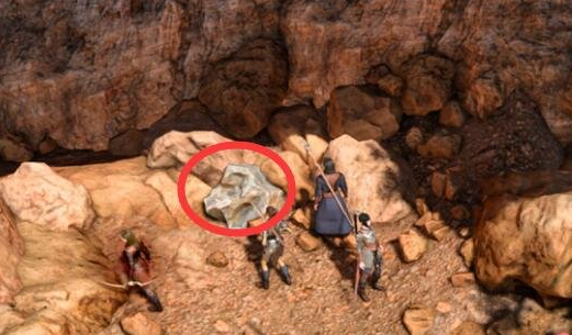 《博德之门3》磨损的岩石位置