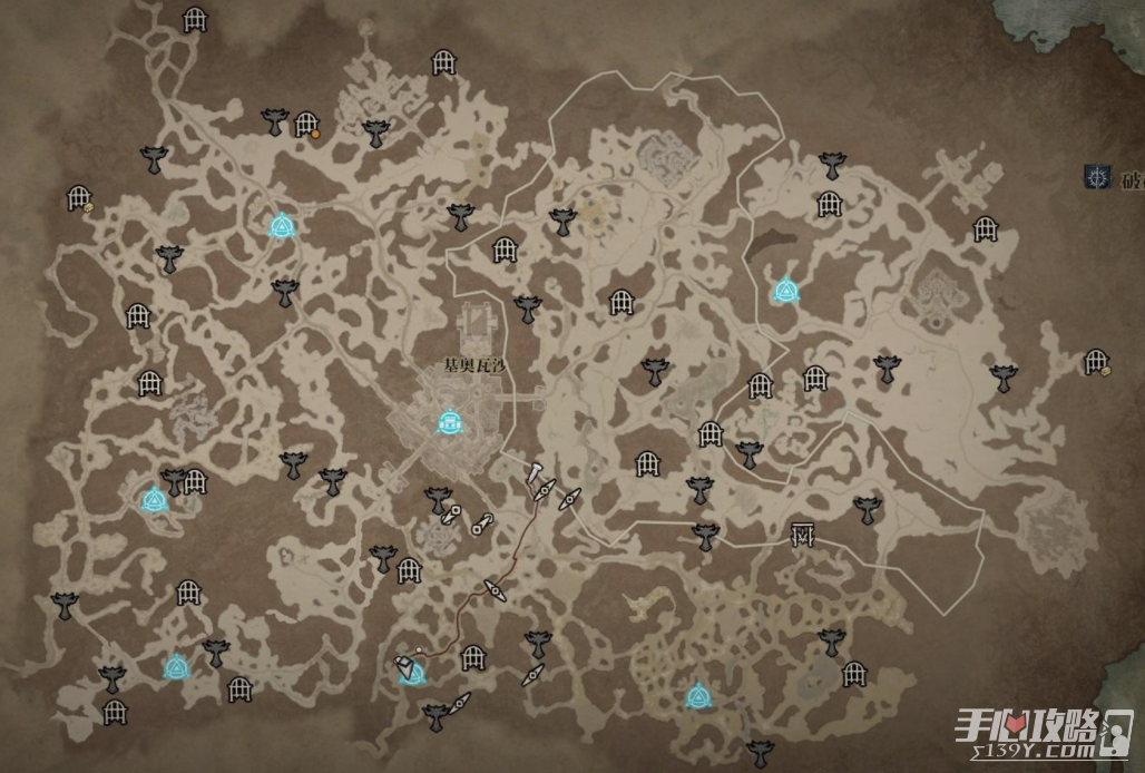 《暗黑破坏神4》莉莉丝祭坛地图位置大全