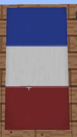 《我的世界》法国国旗如何制作