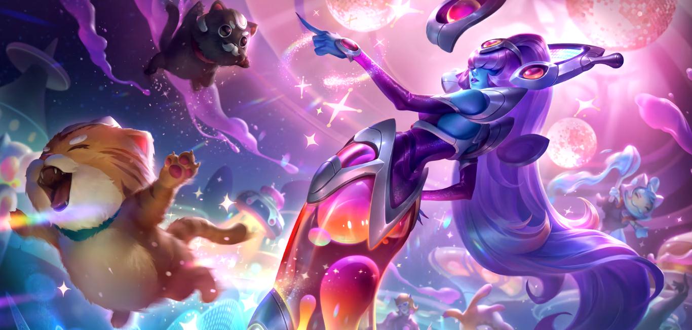 英雄联盟太空律动冰女特效展示 lol太空律动冰女皮肤特效一览_手心