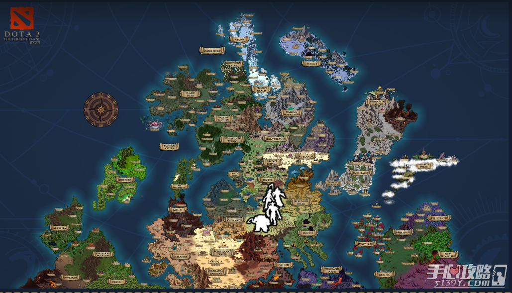 《dota2》世界观地图一览