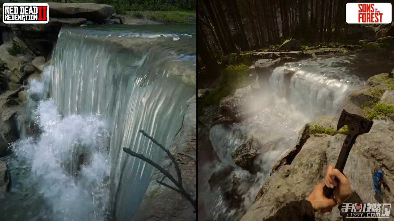 《森林之子》游戏画面对比一览
